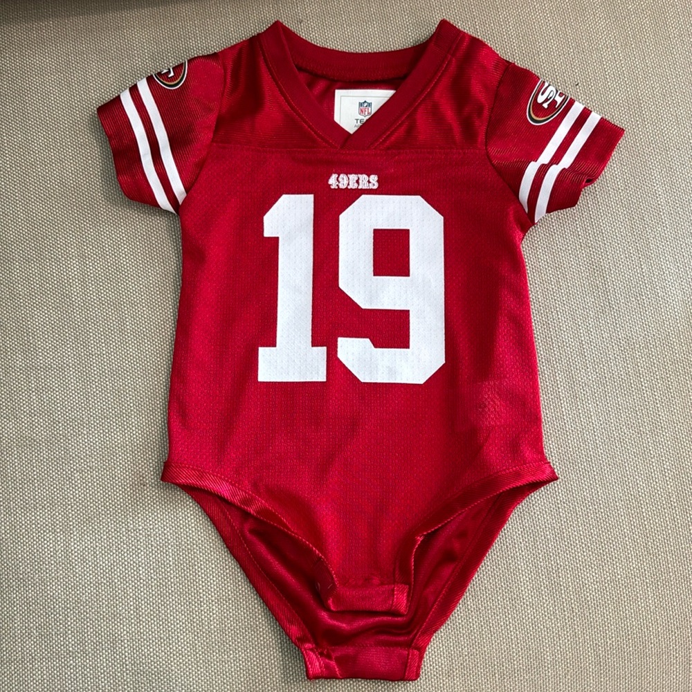 49ers baby onesie
